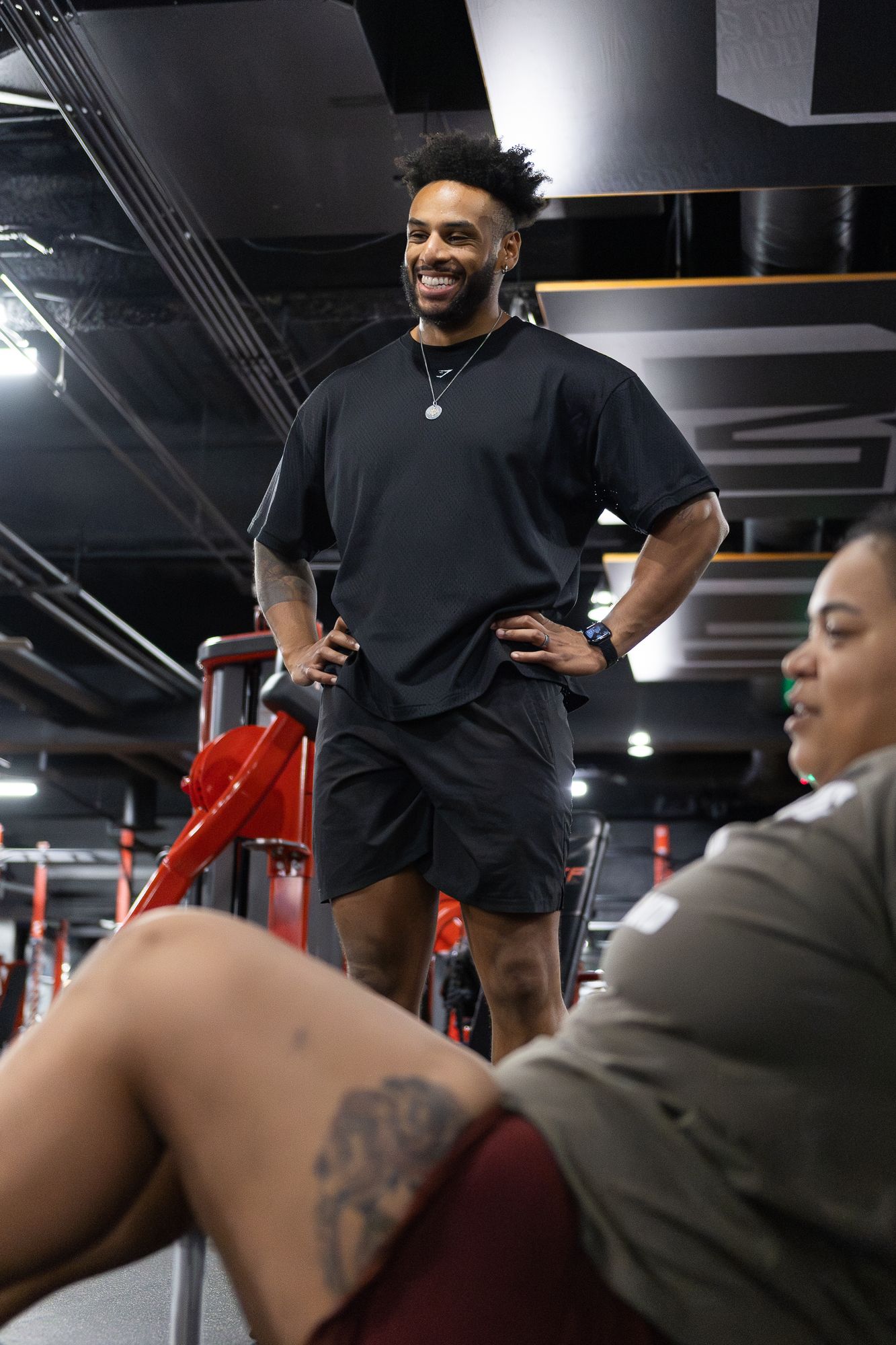 Coach cueing a client at Legacy Performance Institute